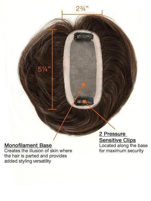 Human Hair Clip-In Bangs by Raquel Welch | (Hand Knotted Monofilament Base) on Sale