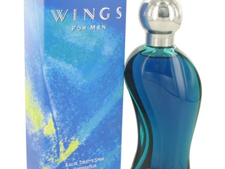 WINGS by Giorgio Beverly Hills Eau De Toilette  Cologne Spray 3.4 oz for Men Fashion