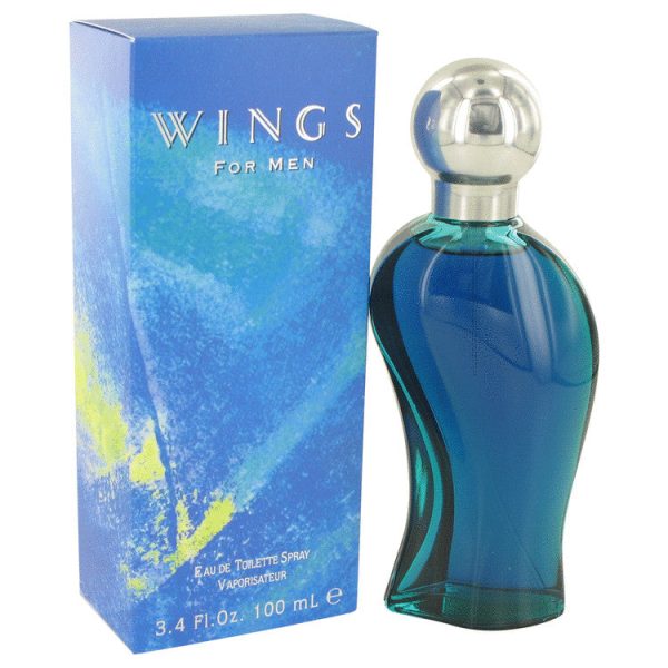 WINGS by Giorgio Beverly Hills Eau De Toilette  Cologne Spray 3.4 oz for Men Fashion