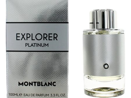 Explorer Platinum by Mont Blanc, 3.3 oz  Eau de Parfum Spray for Men Cheap