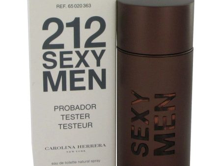 212 Sexy by Carolina Herrera Eau De Toilette Spray (Tester) 3.3 oz for Men For Discount