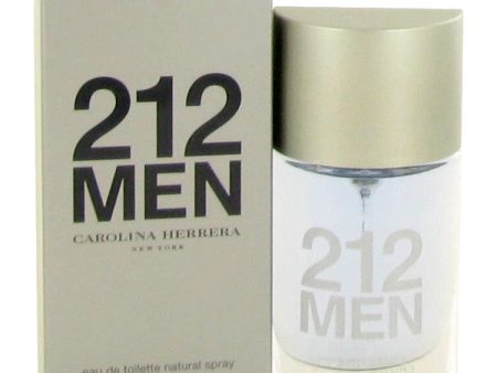 212 by Carolina Herrera Eau De Toilette Spray (New Packaging) 1 oz for Men Online now