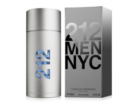 212 BY CAROLINA HERRERA 3.4 FL.OZ. EDT SPRAY FOR MEN Supply