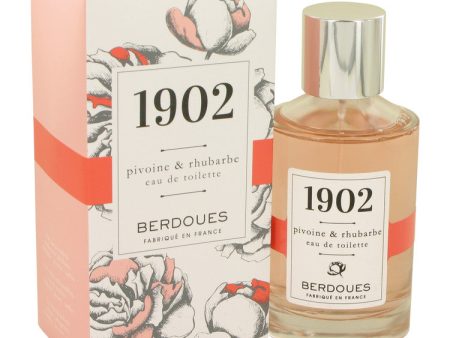 1902 Pivoine & Rhubarbe by Berdoues Eau De Toilette Spray 3.38 oz for Women Hot on Sale