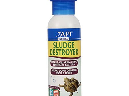 API - Turtle Sludge Destroyer Aquarium Water Conditioner - 4 fl. oz. (118 ml) For Sale