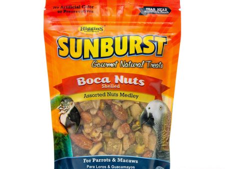 HIGGINS - Sunburst Boca Nuts Gourmet Treats for Parrots & Macaws - 5 oz. (141.75 g) Discount