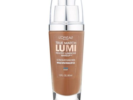 L OREAL - True Match Lumi Makeup C7-8 Nut Brown Cocoa - 1 fl. oz. (30 ml) Cheap