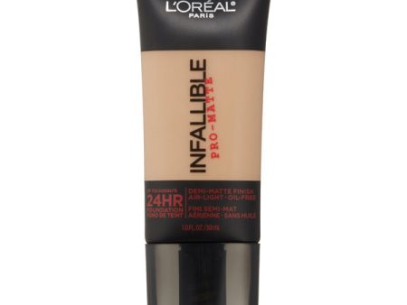 L OREAL - Infallible Pro-Matte Foundation 104 Golden Beige - 1 fl. oz. (30 ml) Discount