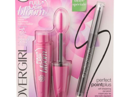 COVERGIRL - Full Lash Bloom Mascara + Perfect Point Plus Eye Pencil Very Black   Black - 1 Set Online