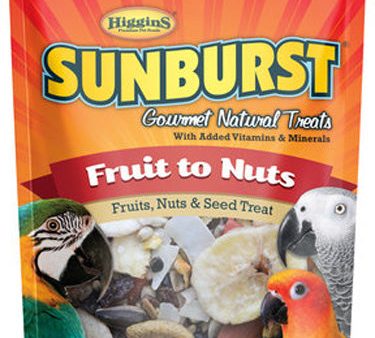 HIGGINS - Sunburst Fruits to Nuts Gourmet Treats for Conures, Parrots & Macaws - 5 oz. (141.75 g) Online now