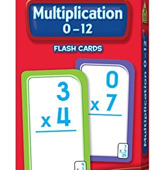 SCHOOL ZONE - Multiplication 0-12 Flash Cards - 56 Cards Fashion