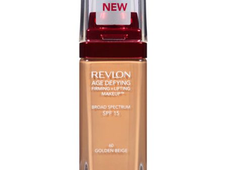 REVLON - Age Defying Firming Plus Lifting Makeup #60 Golden Beige - 1 fl. oz. (30 ml) on Sale