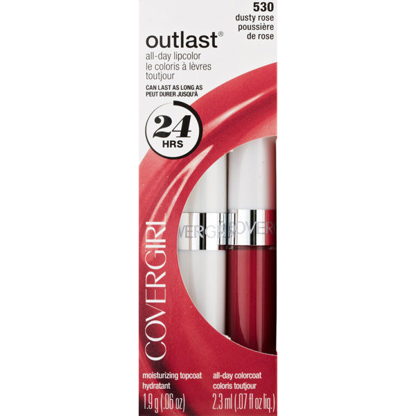 COVERGIRL - Outlast All-Day Lipcolor Dusty Rose 530 - .13 oz Discount