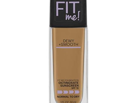 MAYBELLINE - Fit Me Dewy + Smooth Foundation Warm Honey - 1 fl oz (30 ml) Online Sale